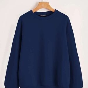 BRAND NEW Drop Shoulder Solid Pullover